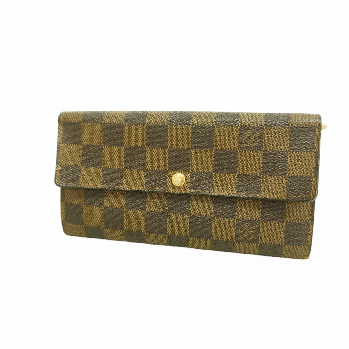 Louis Vuitton Wallet Damier Portefeuille Sarah Ebene