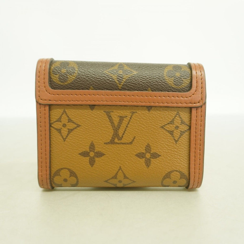 Louis Vuitton Trifold Wallet Monogram Reverse Portefeuille Dauphine Compact — view 9