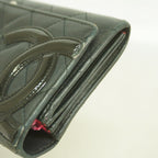 Chanel Wallet Cambon Lambskin Black Silver — view 7