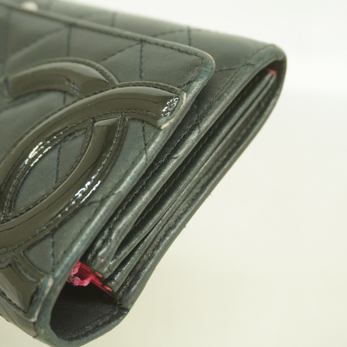 Chanel Wallet Cambon Lambskin Black Silver — view 7