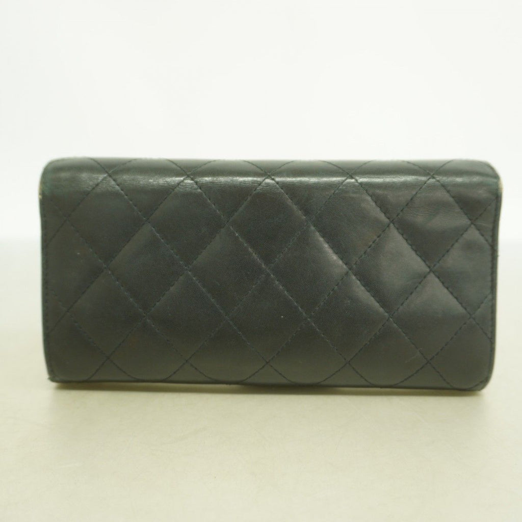 Chanel Wallet Cambon Lambskin Black Silver — view 9