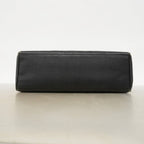 Chanel Shoulder Bag Caviar Leather Black Gold — view 3