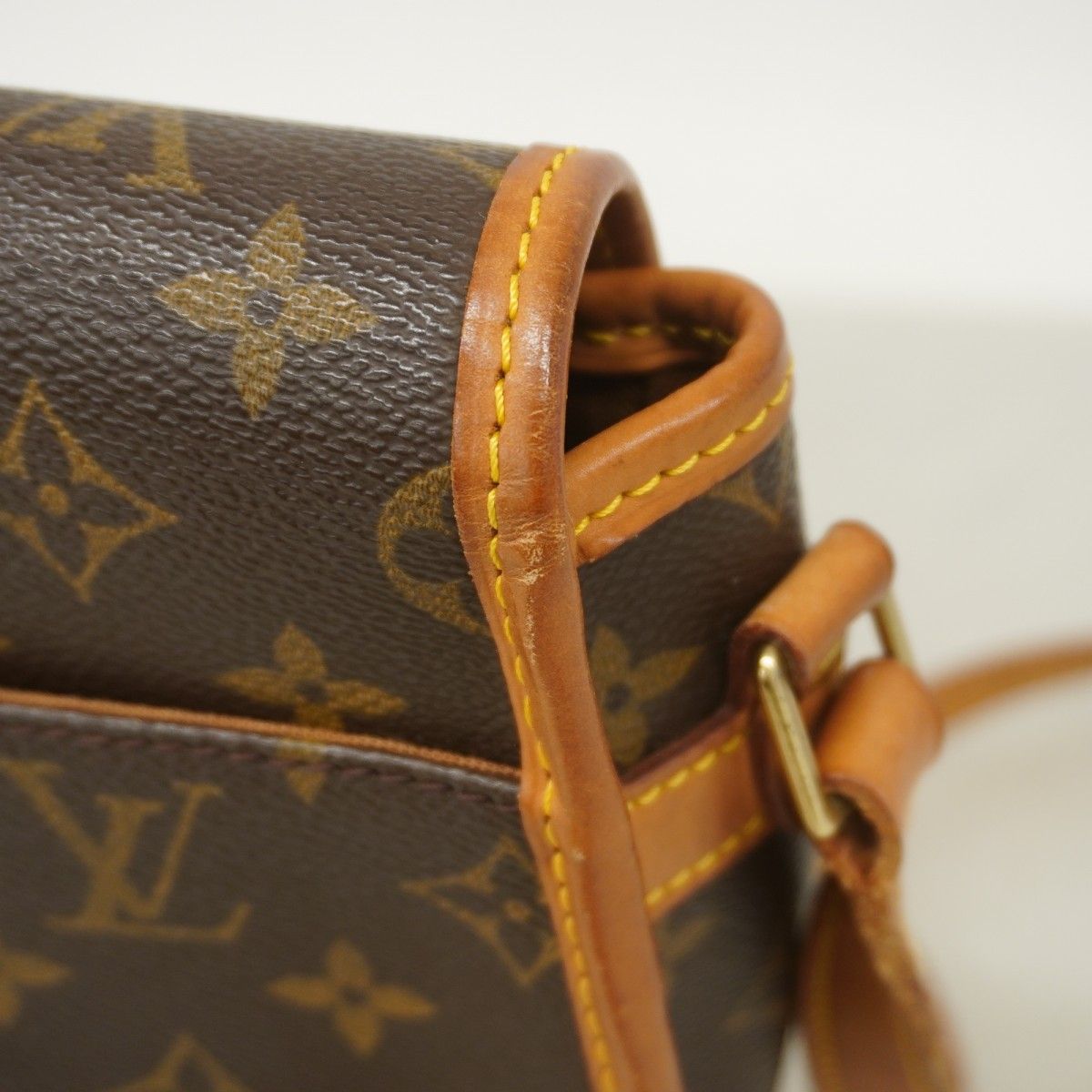 Louis Vuitton Shoulder Bag Monogram Sologne Brown — view 9