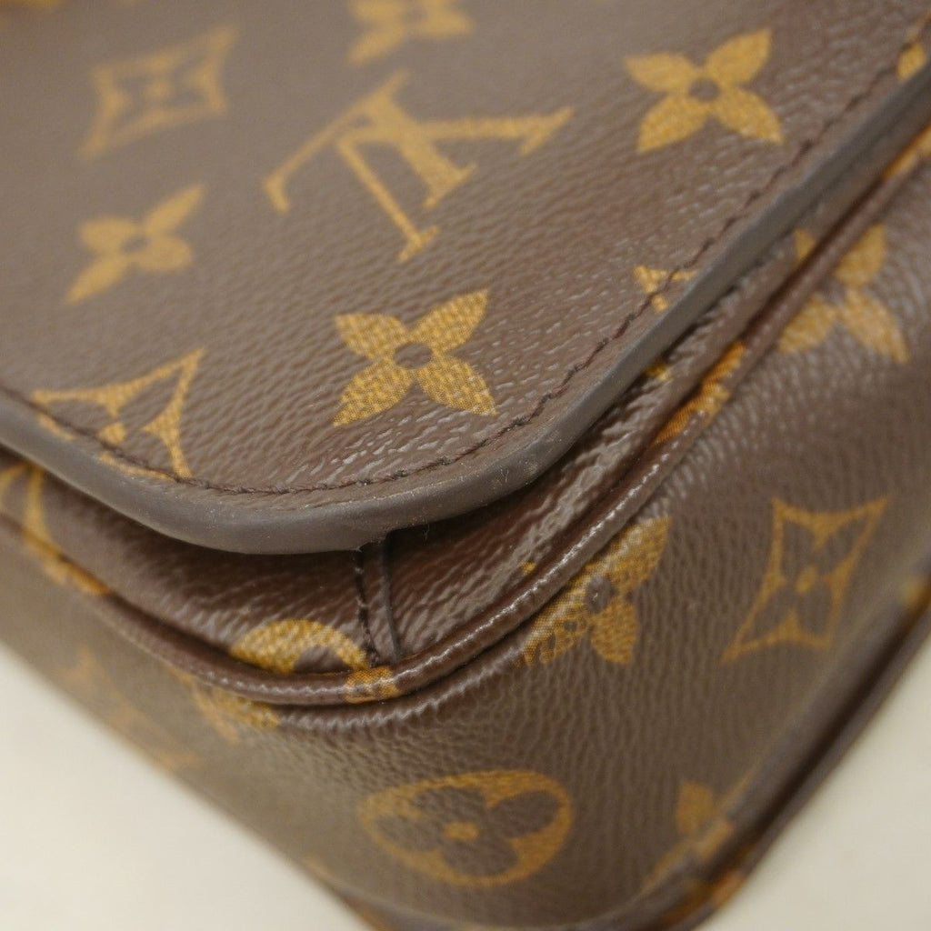 Louis Vuitton Handbag Monogram Pochette Metis MM Brown 2-Way — view 6