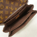 Louis Vuitton Handbag Monogram Pochette Metis MM Brown 2-Way — view 4