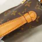 Louis Vuitton Handbag Monogram Pochette Metis MM Brown 2-Way — view 9