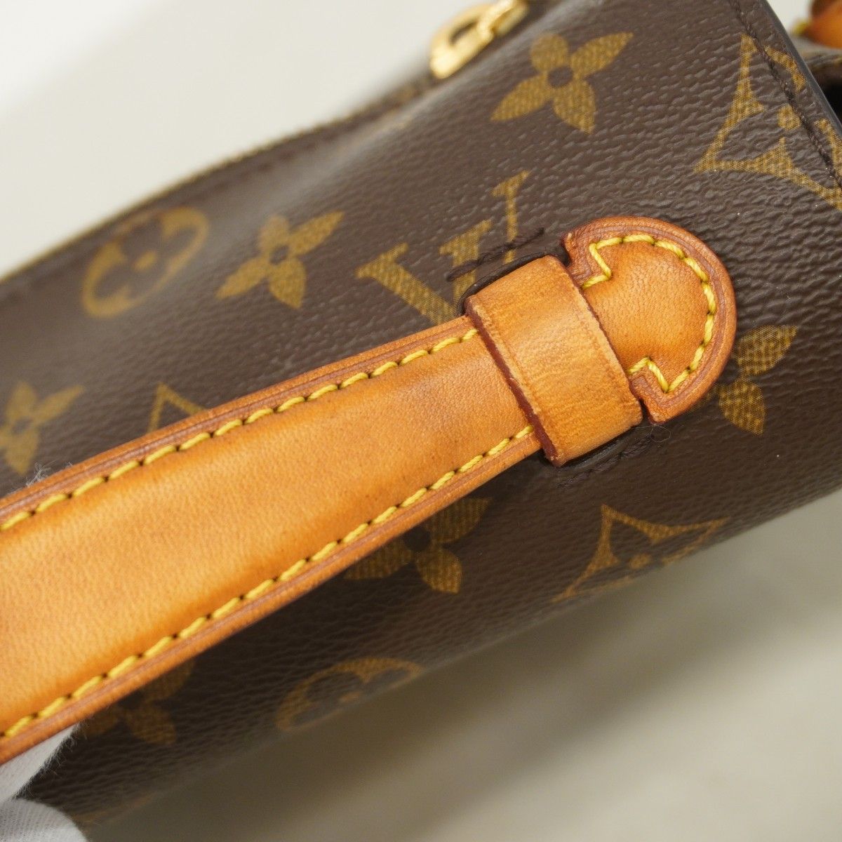 Louis Vuitton Handbag Monogram Pochette Metis MM Brown 2-Way — view 9