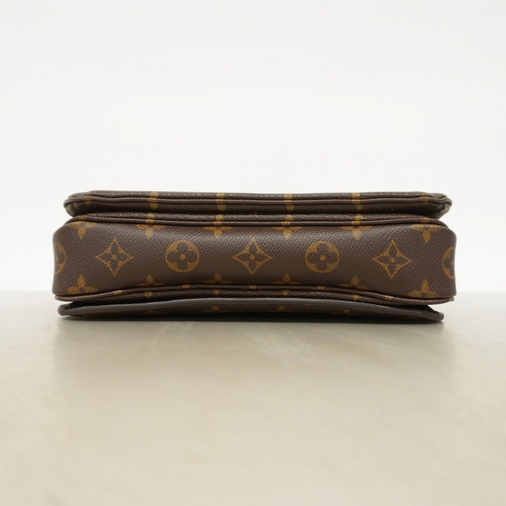 Louis Vuitton Handbag Monogram Pochette Metis MM Brown 2-Way — view 3