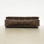 Louis Vuitton Handbag Monogram Pochette Metis MM Brown 2-Way — view 3