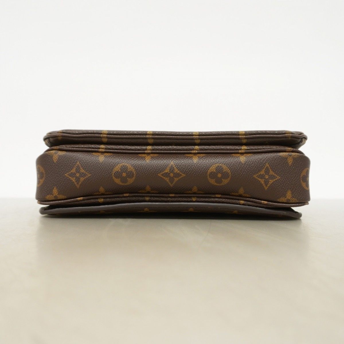 Louis Vuitton Handbag Monogram Pochette Metis MM Brown 2-Way — view 3