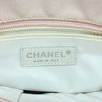 Chanel Tote Paris Biarritz Canvas Pink Silver — view 5