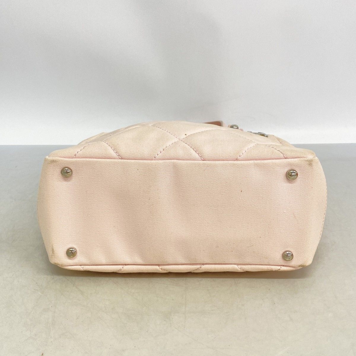 Chanel Tote Paris Biarritz Canvas Pink Silver — view 3