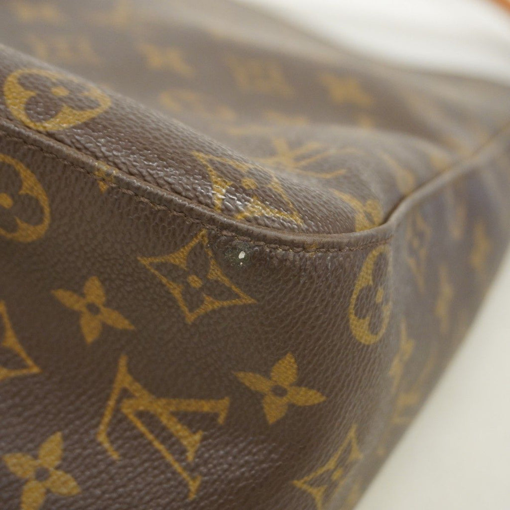 Louis Vuitton Shoulder Bag Monogram Looping GM Brown — view 8