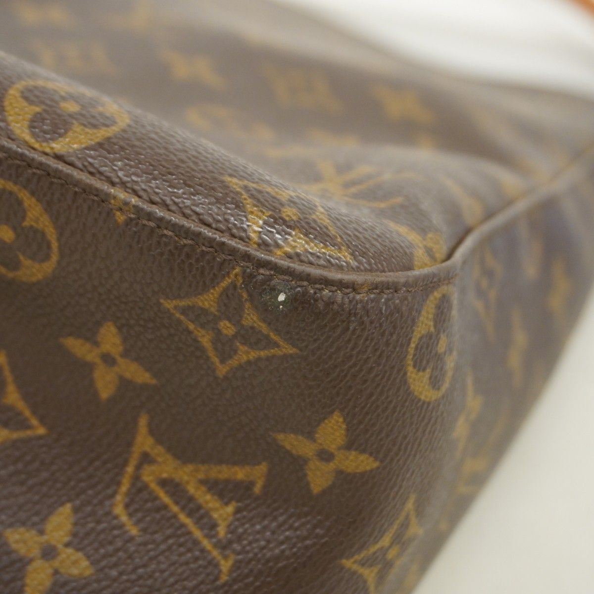 Louis Vuitton Shoulder Bag Monogram Looping GM Brown — view 8