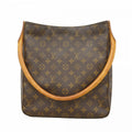 Louis Vuitton Shoulder Bag Monogram Looping GM Brown