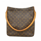 Louis Vuitton Shoulder Bag Monogram Looping GM Brown
