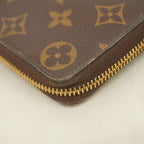 Louis Vuitton Wallet Monogram Portefeuille Clemence Brown Rose Velours — view 6
