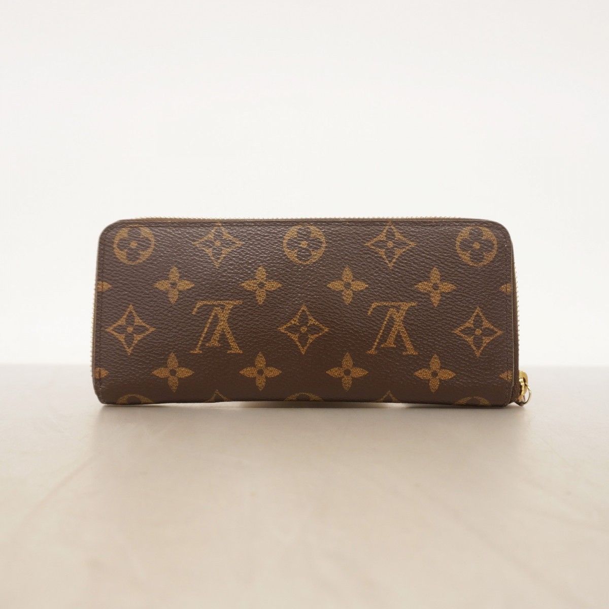 Louis Vuitton Wallet Monogram Portefeuille Clemence Brown Rose Velours — view 8