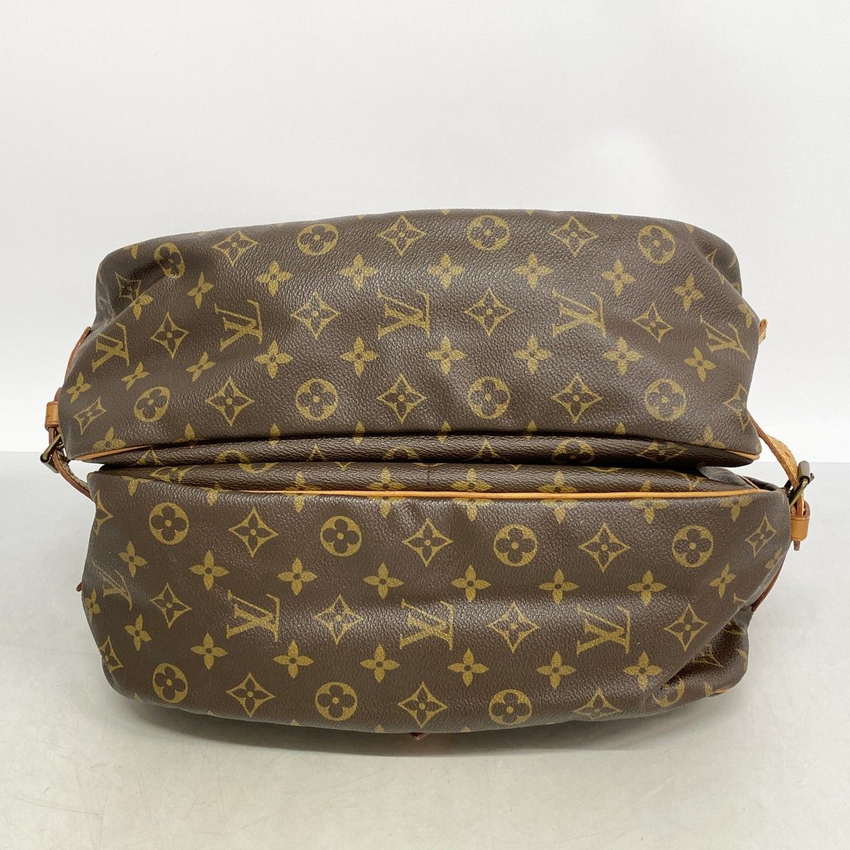Louis Vuitton Shoulder Bag Monogram Saumur 35 Brown — view 3