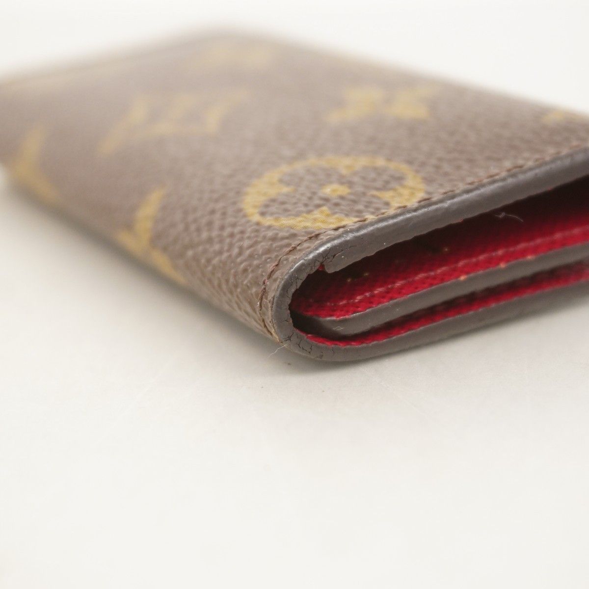 Louis Vuitton Key Case Monogram Multicles 4 Brown Fuchsia Key Holder — view 6