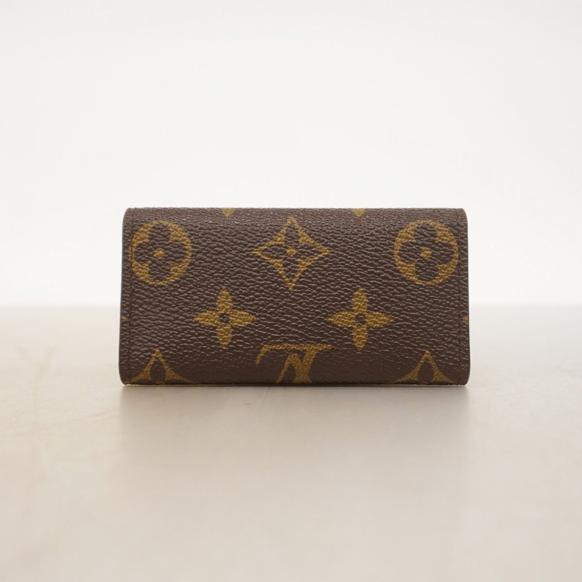 Louis Vuitton Key Case Monogram Multicles 4 Brown Fuchsia Key Holder — view 8