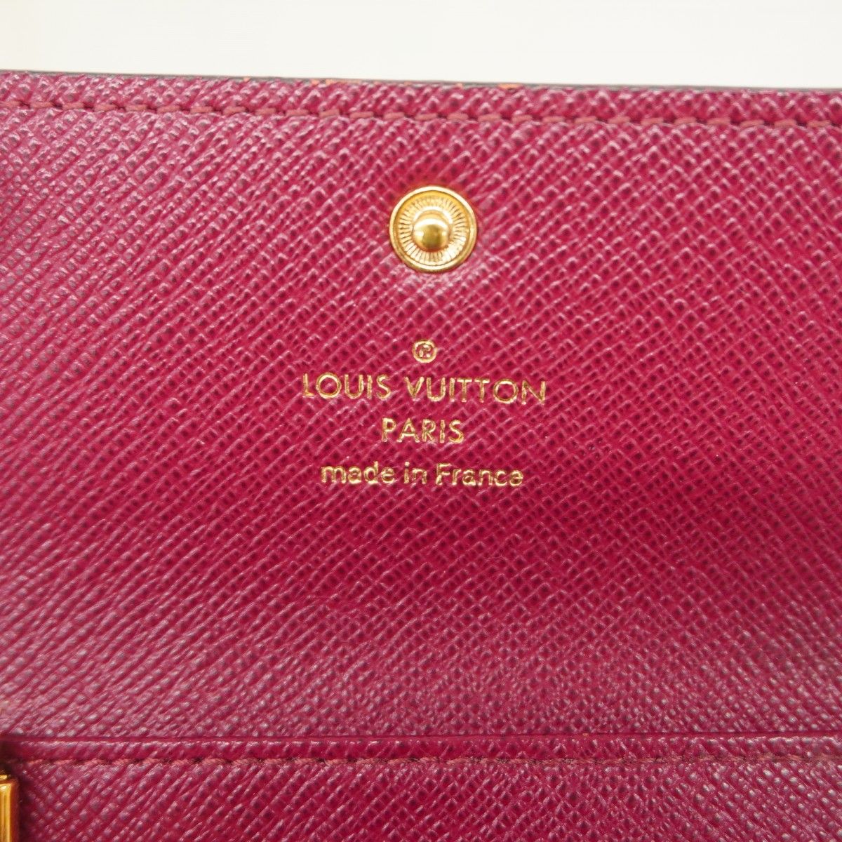 Louis Vuitton Key Case Monogram Multicles 4 Brown Fuchsia Key Holder — view 4