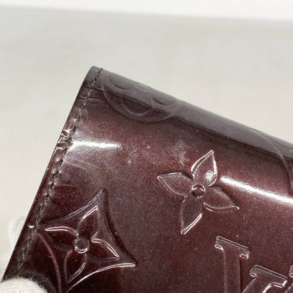 Louis Vuitton Card Case Vernis Business Holder Amaranto — view 7