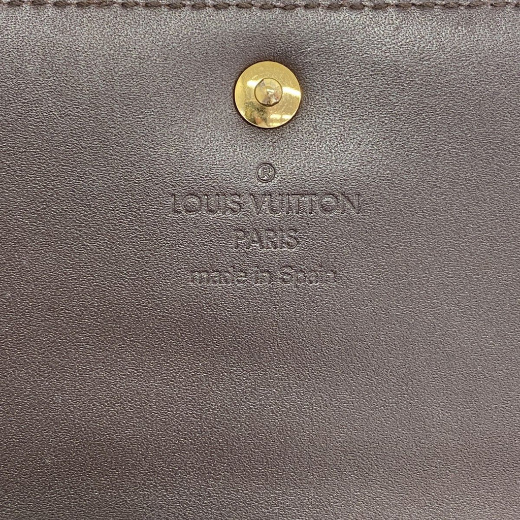 Louis Vuitton Card Case Vernis Business Holder Amaranto — view 4