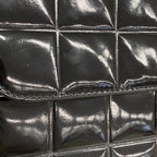 Chanel Briefcase Choco Bar Patent Leather Black Silver — view 8