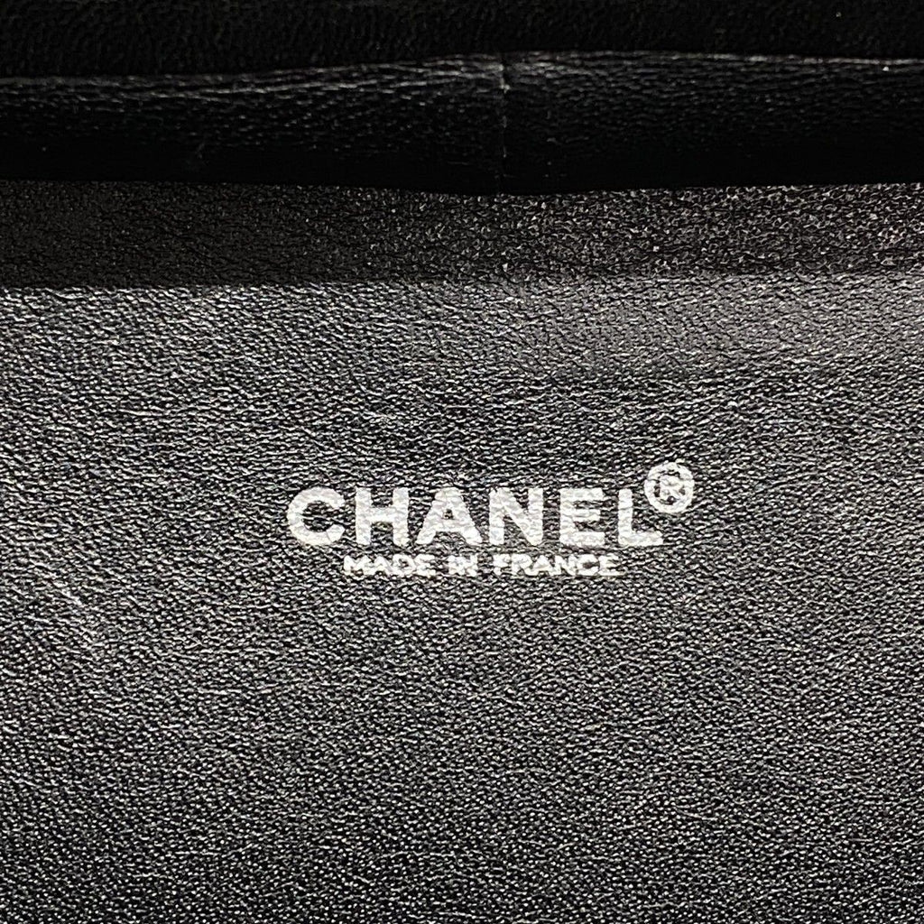 Chanel Briefcase Choco Bar Patent Leather Black Silver — view 5