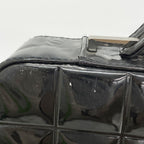 Chanel Briefcase Choco Bar Patent Leather Black Silver — view 6
