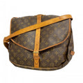 Louis Vuitton Shoulder Bag Monogram Saumur 35 Brown