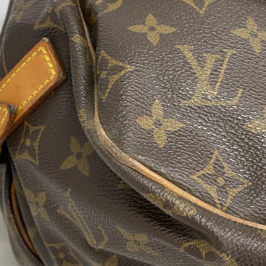 Louis Vuitton Shoulder Bag Monogram Saumur 35 Brown — view 6