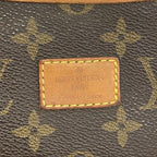Louis Vuitton Shoulder Bag Monogram Saumur 35 Brown — view 5