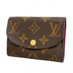 Louis Vuitton Coin Case Monogram Porte-Monnaie Rosalie Brown Fuchsia
