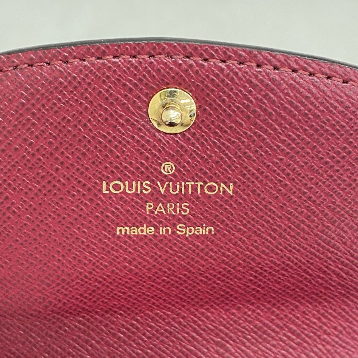 Louis Vuitton Coin Case Monogram Porte-Monnaie Rosalie Brown Fuchsia — view 4