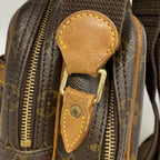 Louis Vuitton Shoulder Bag Monogram Reporter PM Brown — view 7