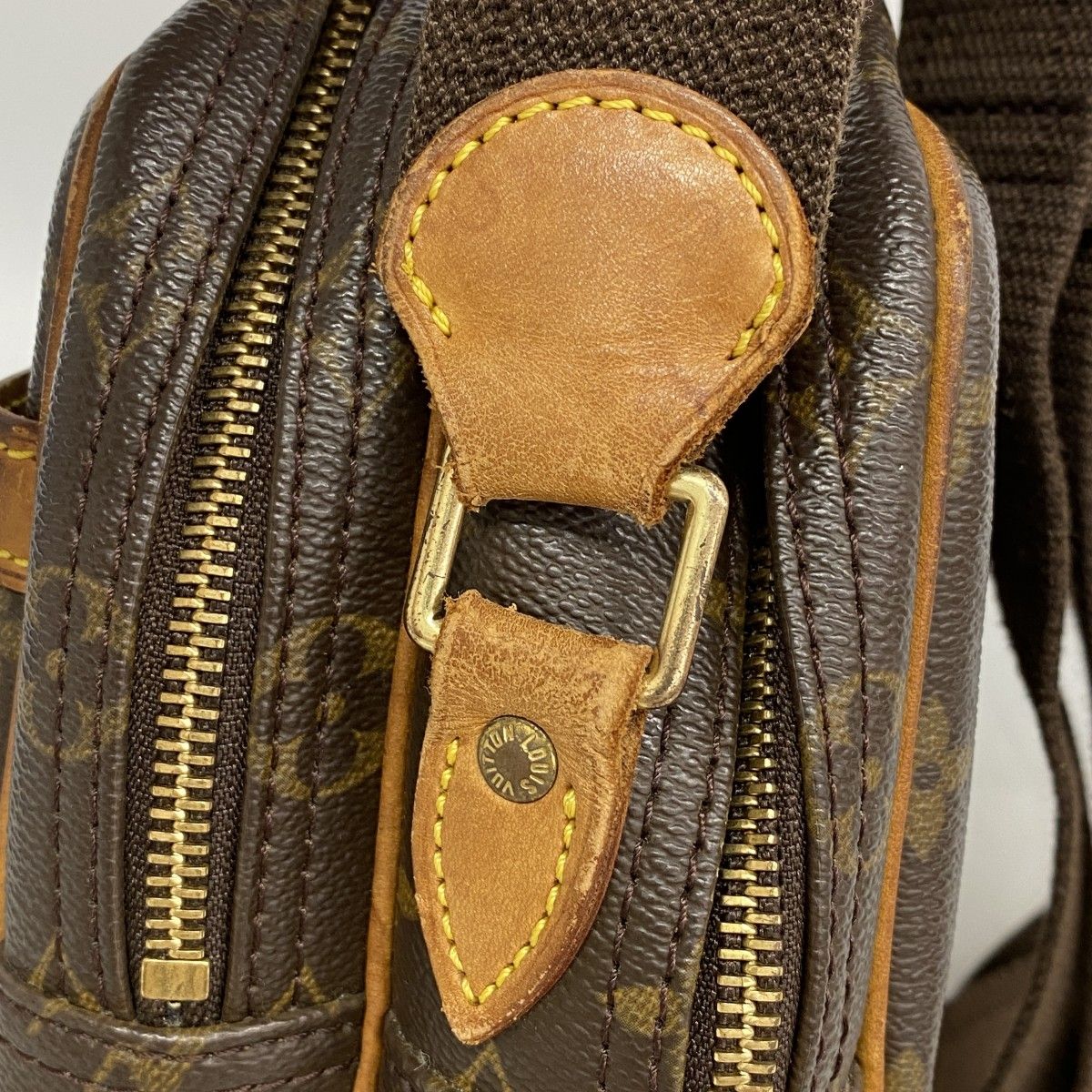 Louis Vuitton Shoulder Bag Monogram Reporter PM Brown — view 7