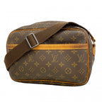 Louis Vuitton Shoulder Bag Monogram Reporter PM Brown