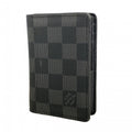 Louis Vuitton Card Case Damier Graphite Organizer de Poche Black Gray