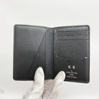 Louis Vuitton Card Case Damier Graphite Organizer de Poche Black Gray — view 3
