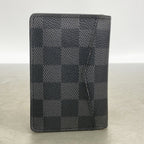 Louis Vuitton Card Case Damier Graphite Organizer de Poche Black Gray — view 7