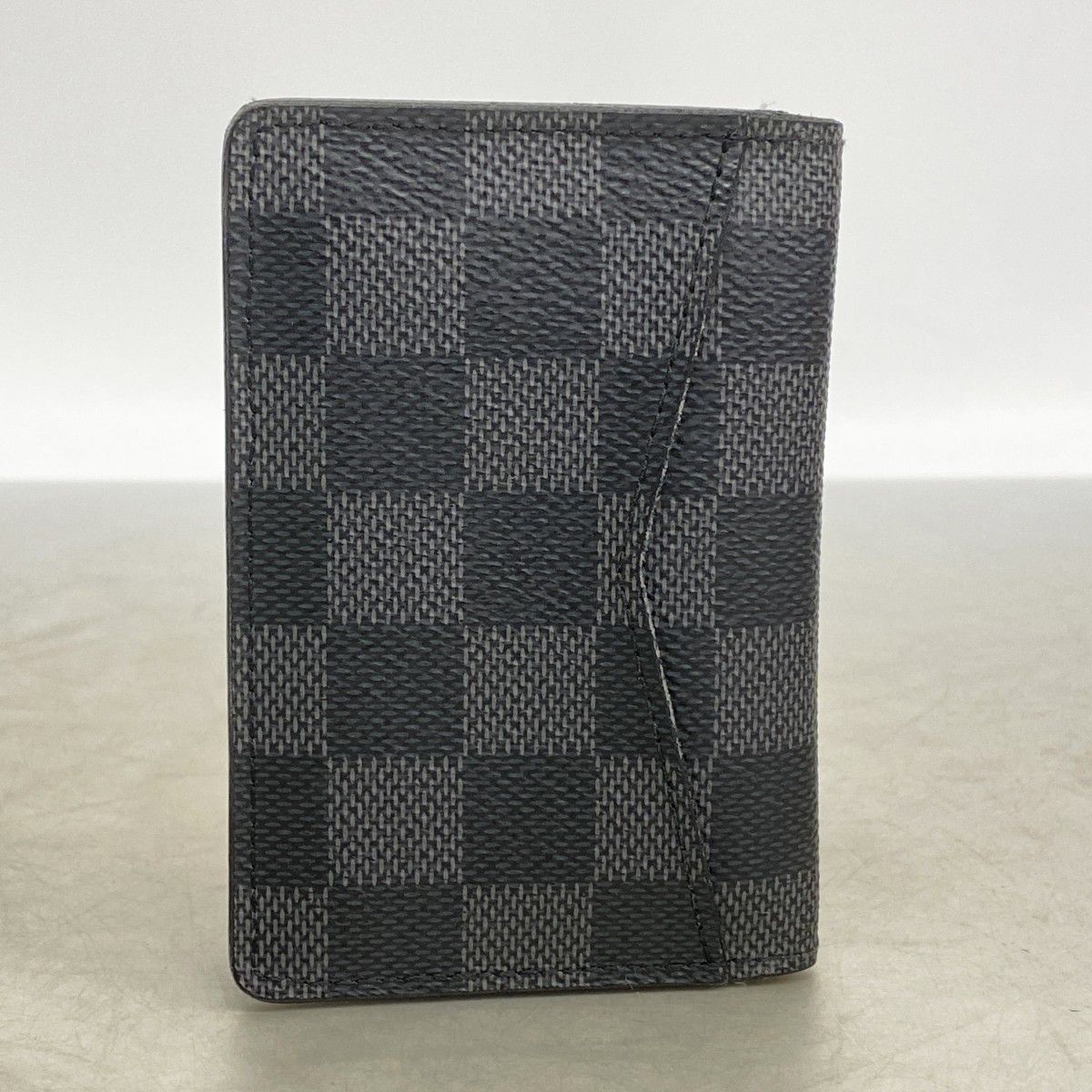 Louis Vuitton Card Case Damier Graphite Organizer de Poche Black Gray — view 7