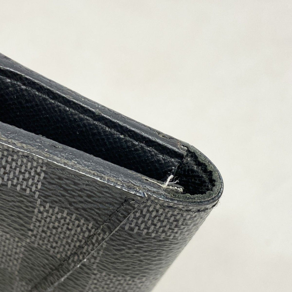 Louis Vuitton Card Case Damier Graphite Organizer de Poche Black Gray — view 5