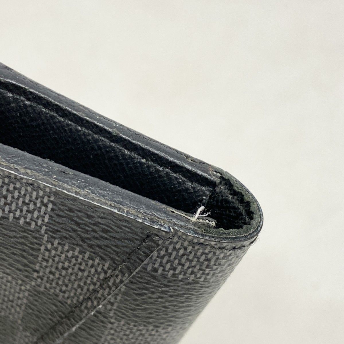 Louis Vuitton Card Case Damier Graphite Organizer de Poche Black Gray — view 5