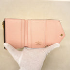 Louis Vuitton Trifold Wallet Monogram Portefeuille Zoe Brown Rose Velours — view 3