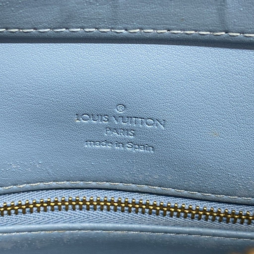 Louis Vuitton Tote Vernis Houston Baby Blue — view 5