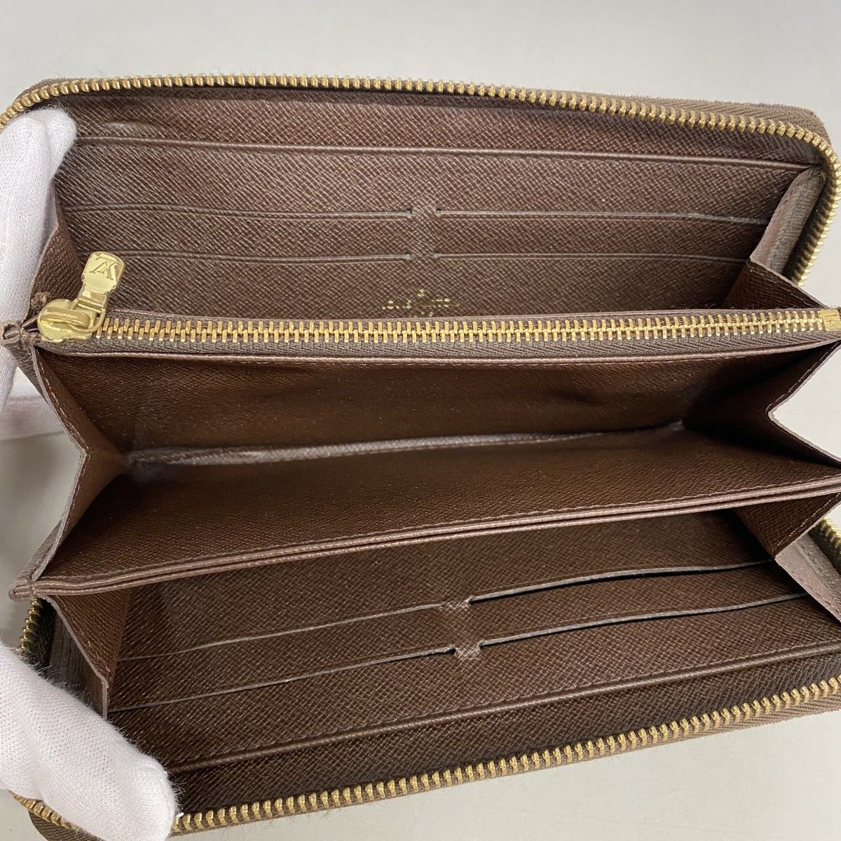 Louis Vuitton Wallet Monogram Mini Lin Zippy Ebene — view 3