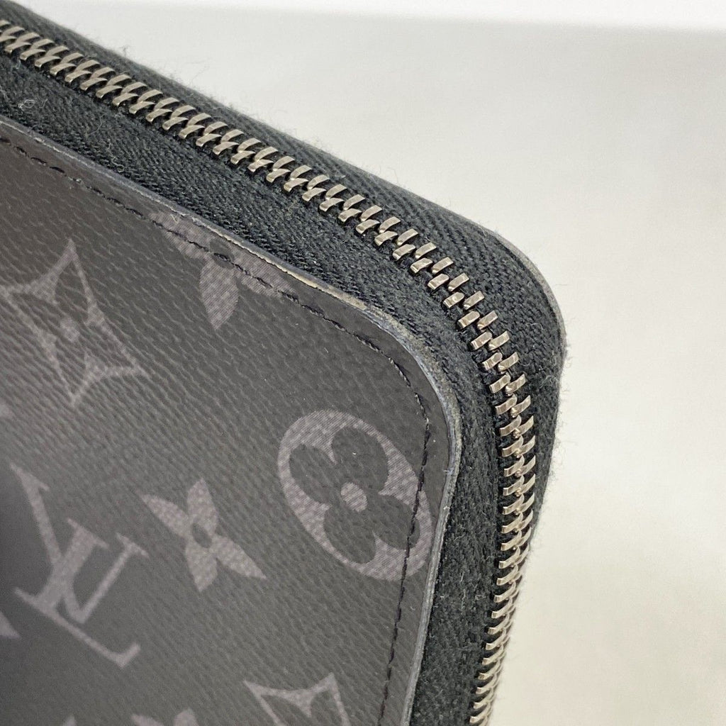 Louis Vuitton Wallet Monogram Eclipse Zippy Vertical Black — view 5