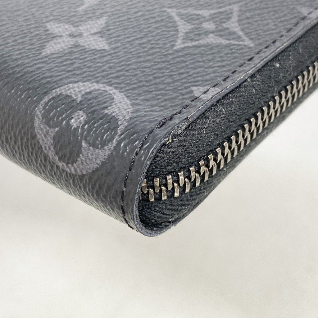 Louis Vuitton Wallet Monogram Eclipse Zippy Vertical Black — view 6